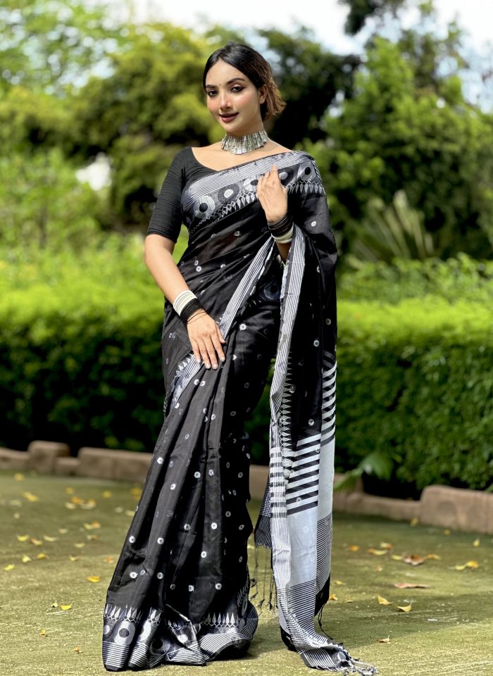 ধুপিয়ান সিল্ক শাড়ি - Image 1