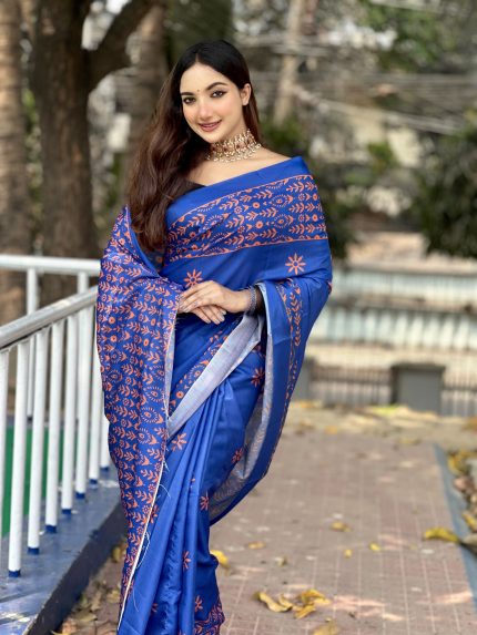 নীল অপরাজিতা ডিজিটাল প্রিন্ট