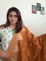 Minakari Jamdani Yellow