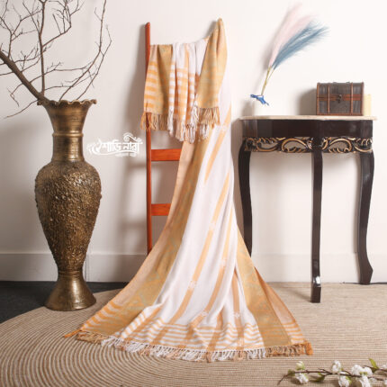 Minakari Jamdani White