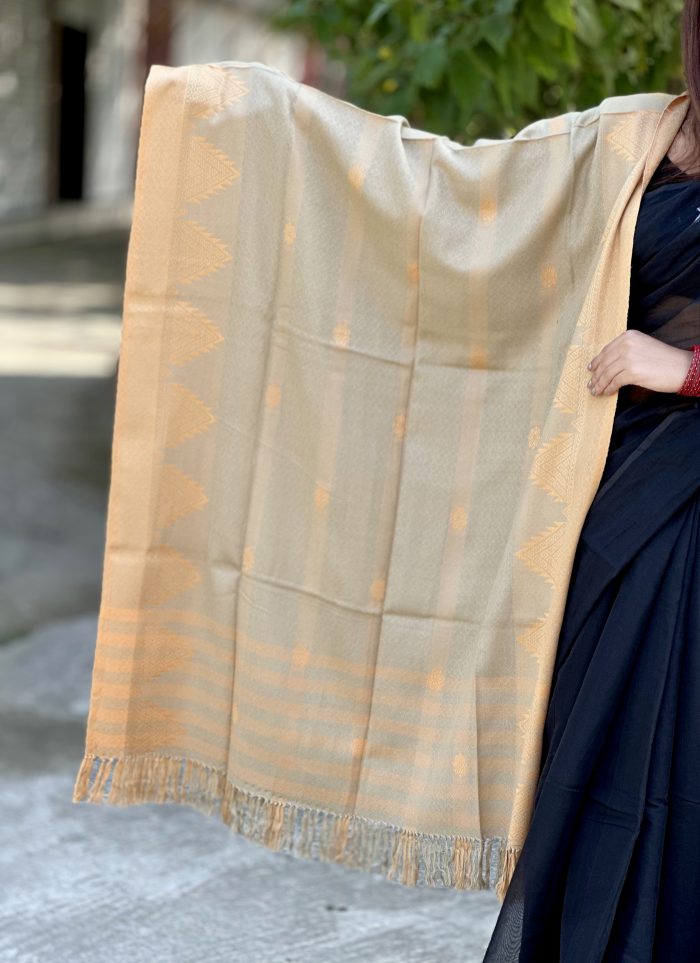 Smart Jamdani Shawl 01 - Image 3
